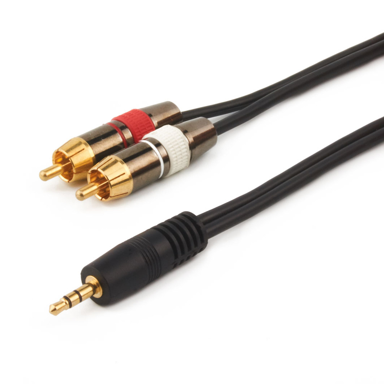 3.5mm Premium Mini-Stereo TRS Male to 2RCA Male Cable - Click Image to Close