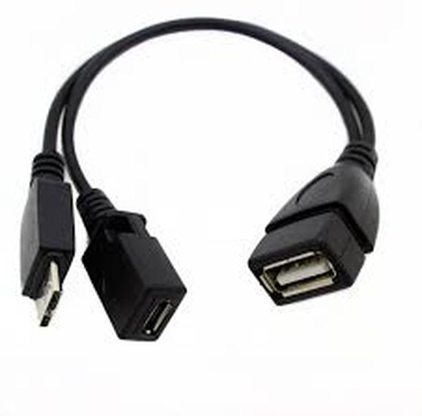 OTG USB 3.0 OTG Adapter Cable with extra Micro USB Power