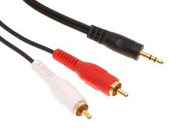 3.5mm Stereo To Dual RCA Audio Plug Cable 66ft