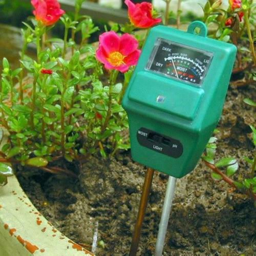 3 in 1 PH Soil Water Moisture Light Tester Meter for Garden Plan - Click Image to Close