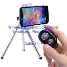 3 in 1 Value Package: Bluetooth Remote, Tripod and Holder