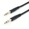1/4" Stereo TRS Phono Cable, Male to Male, Nickel Plated 15ft - Click Image to Close
