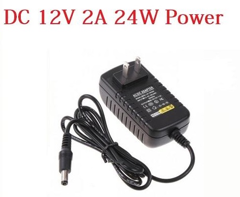 24W AC-DC Power Converter Adapter 12V 2A 5.5mm 2.1mm - Click Image to Close