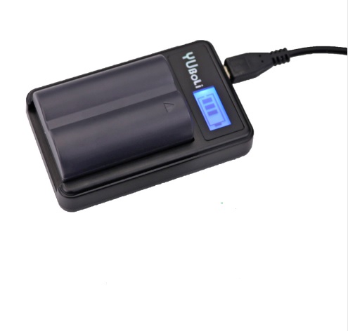USB Charger With LCD Display for Canon BP511 Battery