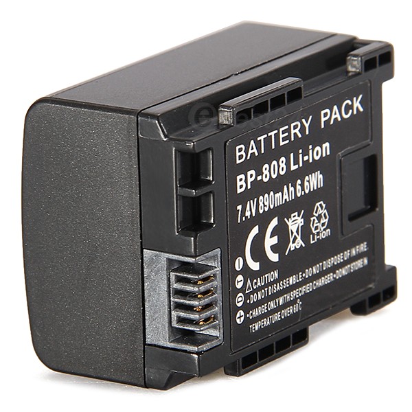 Replacement Battery for Canon BP-808