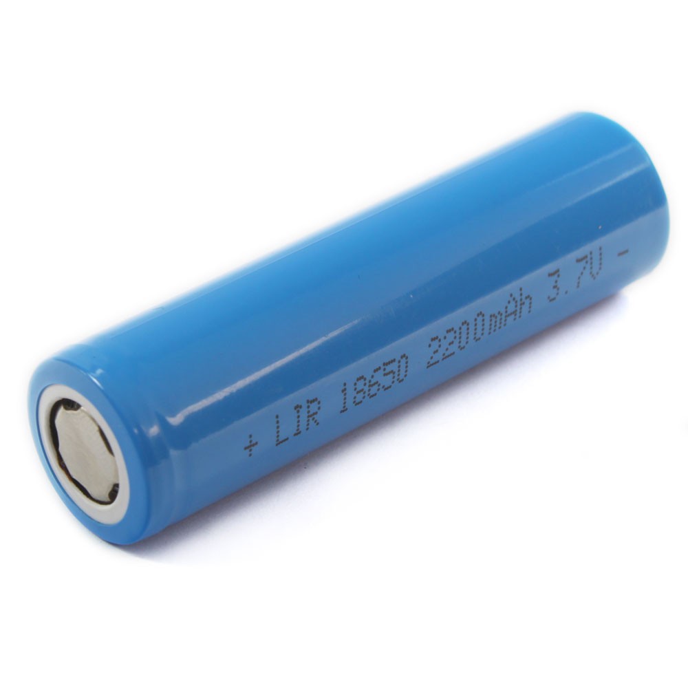 3.7v 2200mAh Capacity Rechargeable 18650 Battery - Click Image to Close