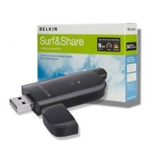 Belkin Surf & Share 300Mbps Wireless WIFI USB Adapter