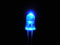 5mm 2 Pins Round Blue LED Light Emitting Diode