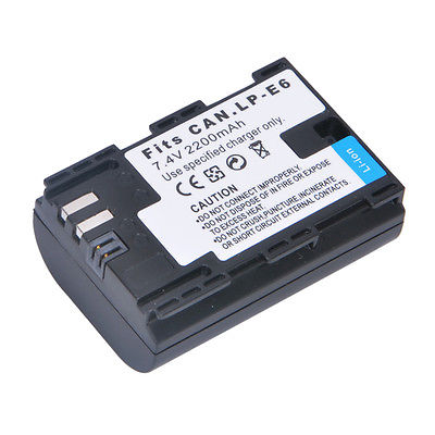 Replacement Battery for Canon LP-E6