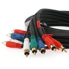 Component cable 5-RCA Performance RG59 12FT