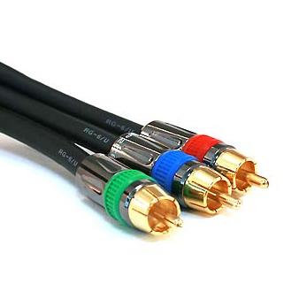 Premium Component 3RCA RG6 18awg Cable 25ft