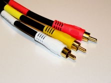 Triple RCA Stereo Video Dubbing Composite Cable 03FT - Click Image to Close