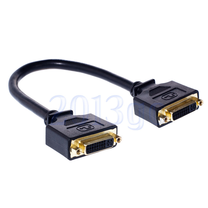 Heavy duty premium DVI (F) to DVI (F) 24+5 Coupler Adapter Cable - Click Image to Close