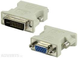 DVI-I (24+5) Pin Dual Link Male to HD15(VGA) Female adapter
