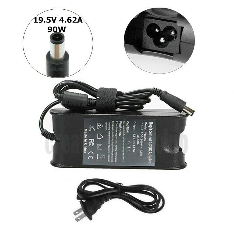 90W 19.5V 4.62A Laptop Power Adapter Charger for Dell PA10 PA-10