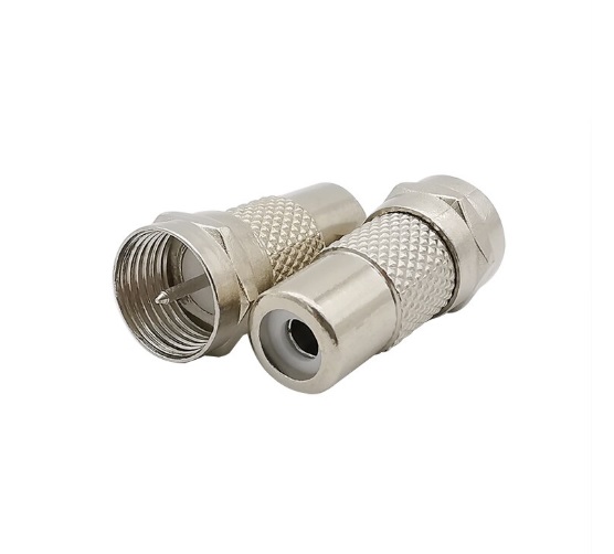F Type Male to RCA Female RF Coaxial Adapter