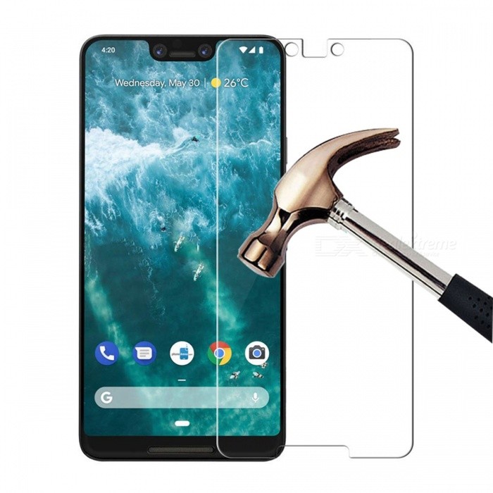 New Tempered Glass Film Screen Protector Kit For Google Pixel 3 - Click Image to Close