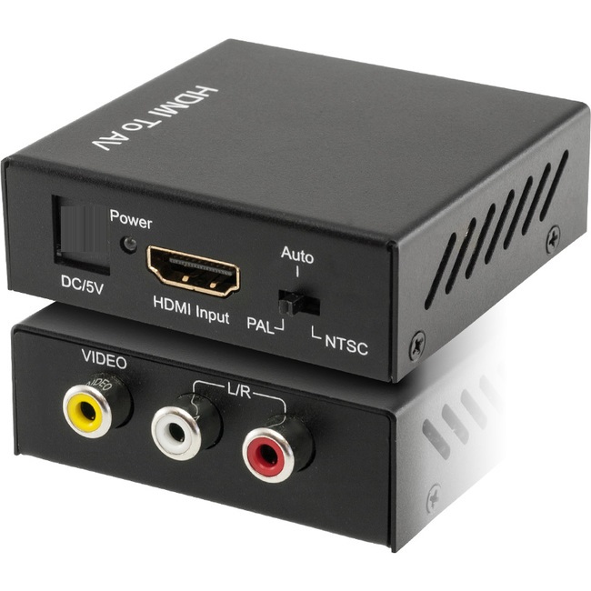 HDMI to Composite AV 480p Down scale converter (PAL and NTSC)