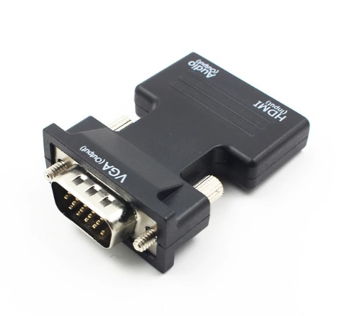 Heavy Duty HDMI(F) VGA(M)+3.5mm Audio 1080P Converter Adapter