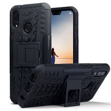 P20 Lite Heavy Duty Hybrid Stand Case Cover For Huawei P20 Lite