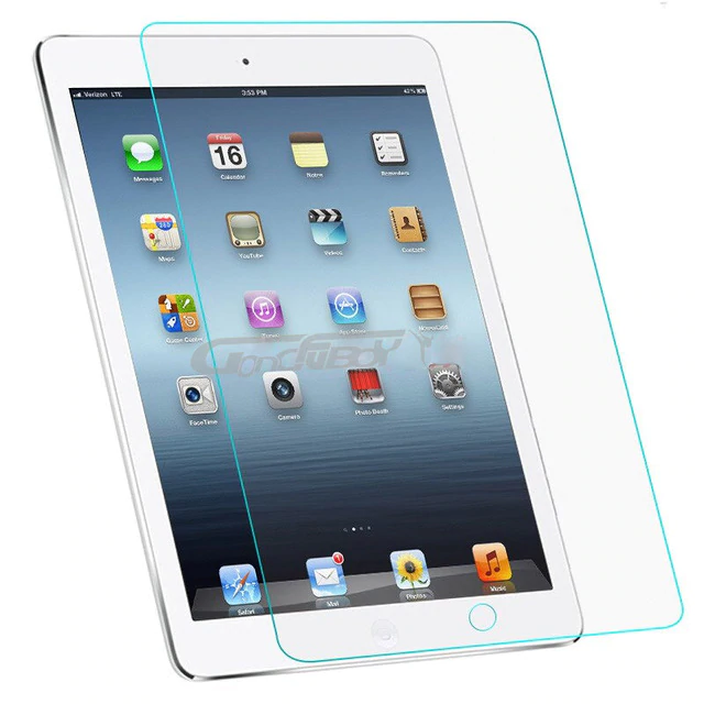 Real Tempered Glass Film LCD Screen Protector For Apple iPad 2 3