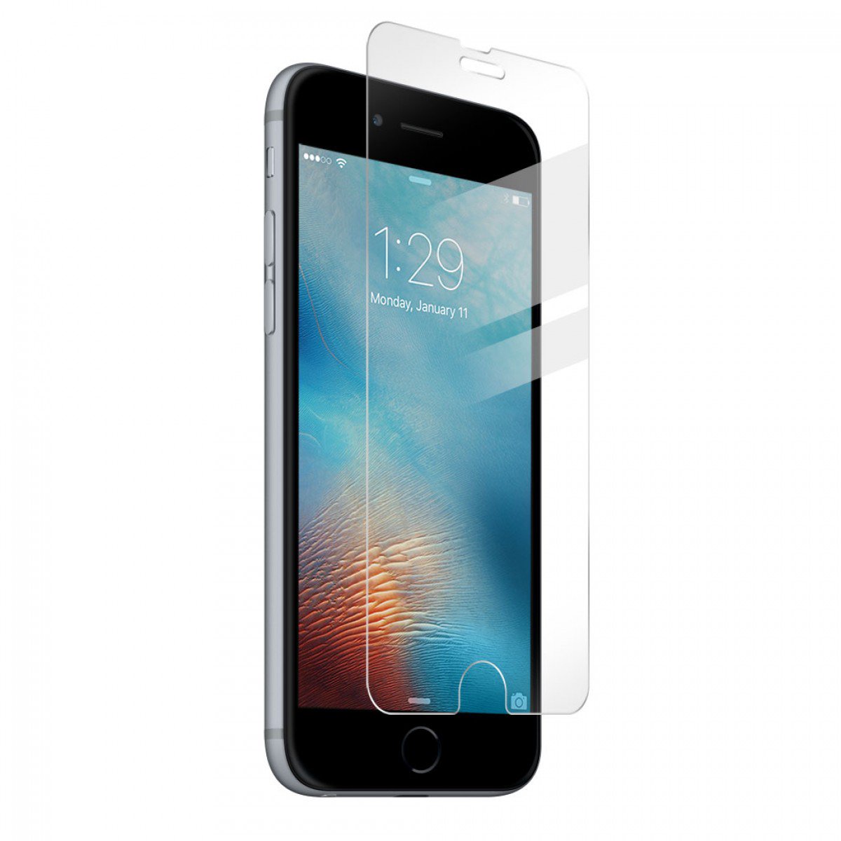 Real Tempered Glass Screen Protector For iPhone 6 Plus - Click Image to Close