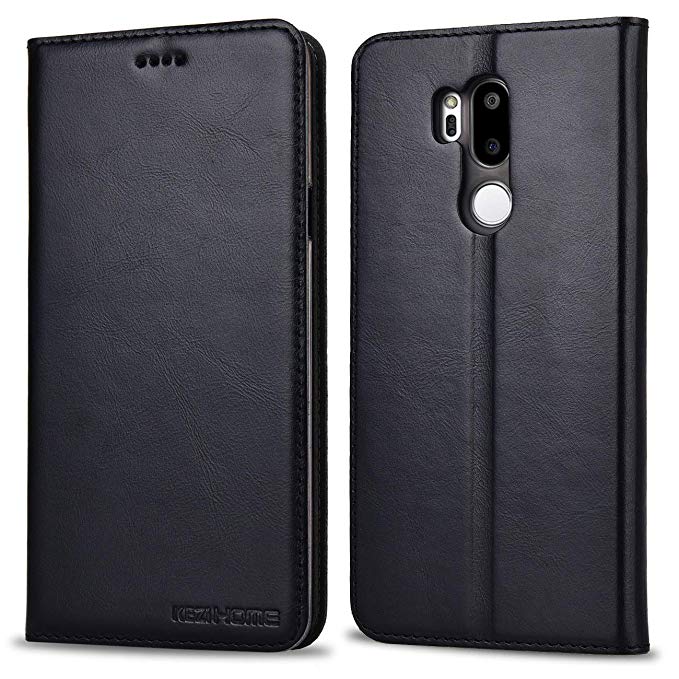 Flip Leather Wallet Stand Case for LG G7