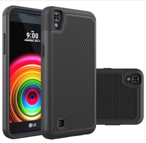 X Power Shockproof Rugged Hybrid Case Cover For LG X Power