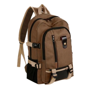 Multifunctional 15 inch men Canvas Laptop backpack