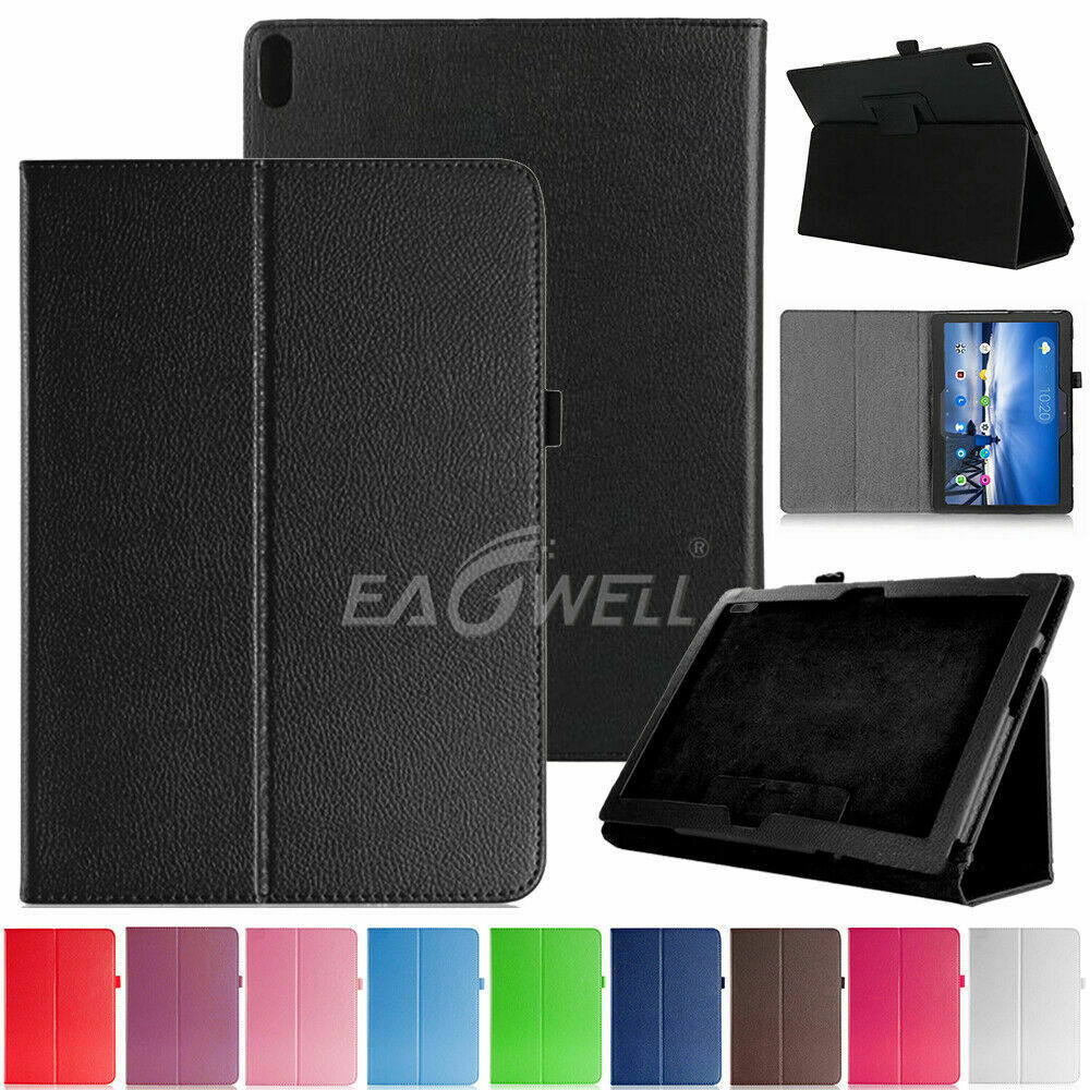 Folio Flip Leather Stand Case for Lenovo Tab E10