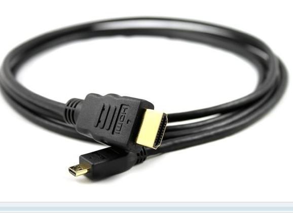 Micro HDMI Type D to HDMI V1.4 Cable (3D+Ethernet) 15ft