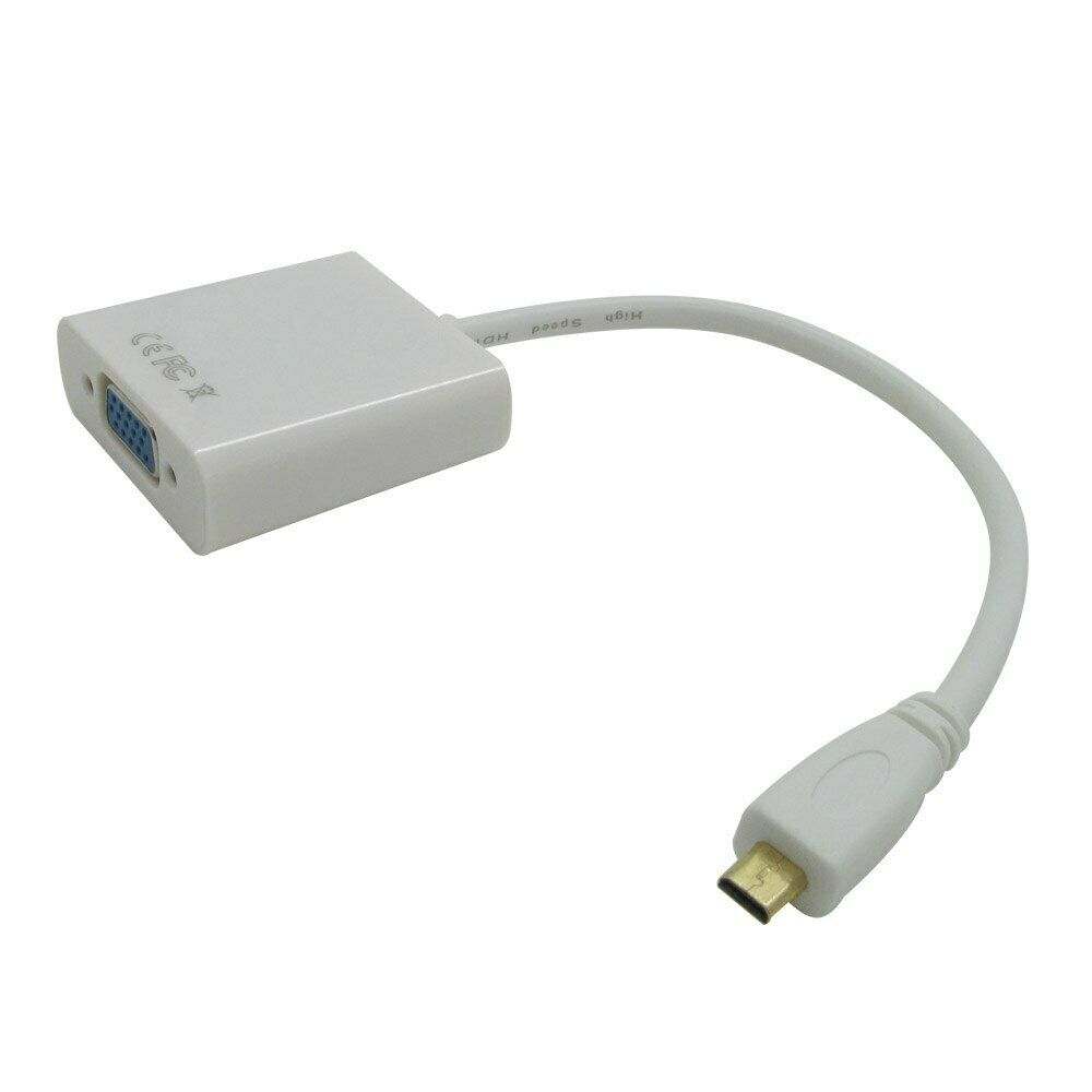Micro HDMI Male to VGA F Adapter Converter Cable
