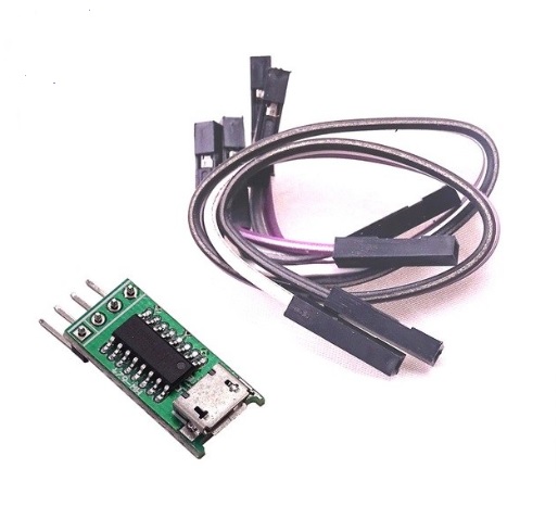 CH340C/CH340T Micro USB to TTL Compact Adapter Kit With Wires