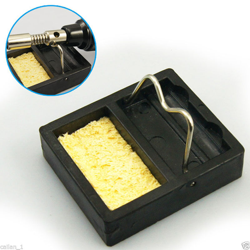 Compact Soldering Gun Stand Holder Set With Sponge