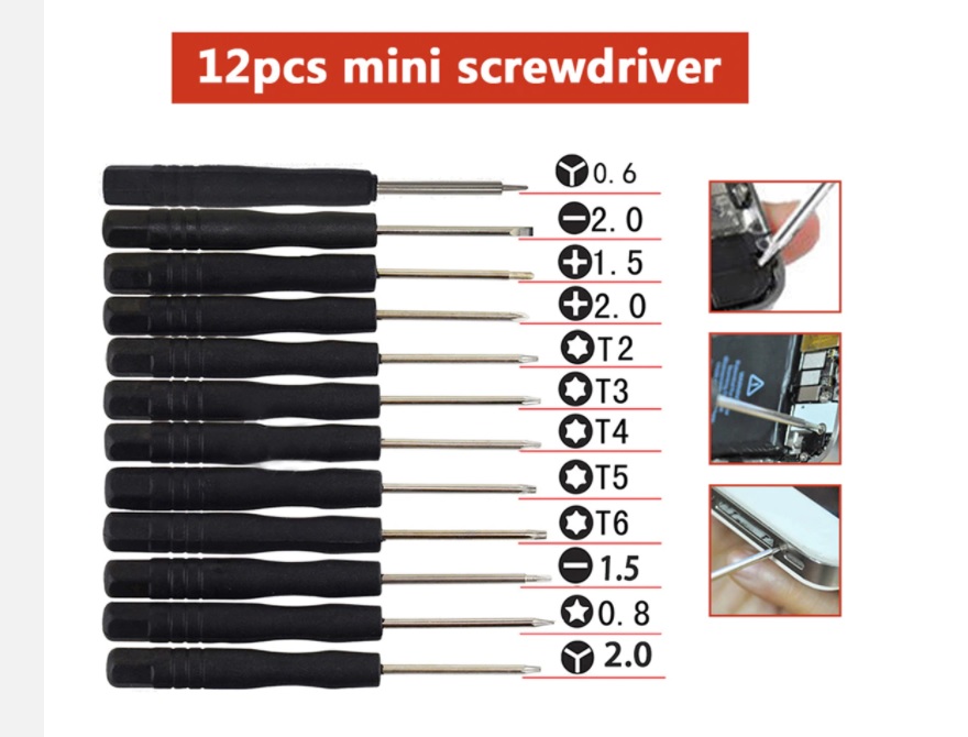 Mini Multi-Function Magnetic Precision Screwdriver Set 12PCS