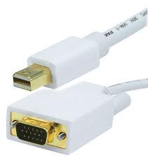Mini DisplayPort (M) to VGA (M) Cable 6ft