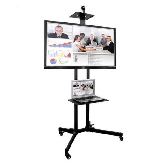 Universal Mobile TV Stand for LED LCD 37"-70" screens up to 110l - Click Image to Close