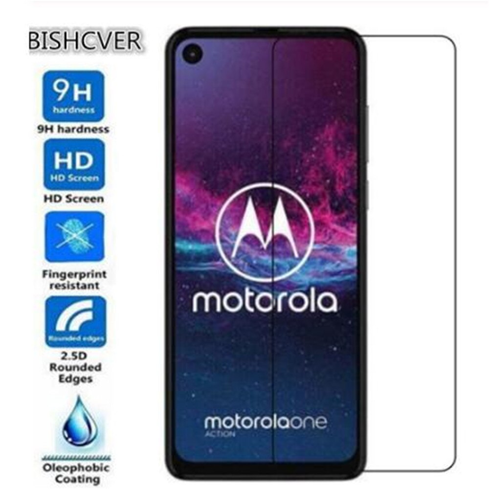 Tempered Glass Screen Film Protector For Moto One Action