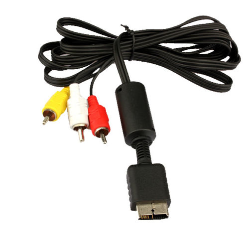PS2/PS3 Sony Playstation S-video/AV cable (gold plate)