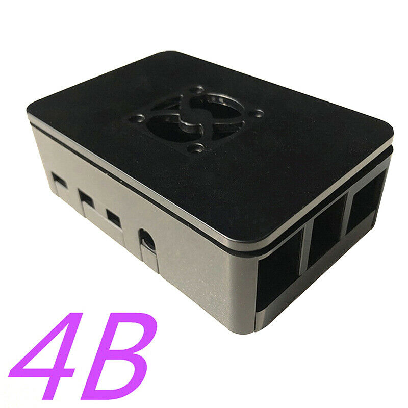 Premium Molded Case with Fan Mount Point and Vent Raspberry Pi 4