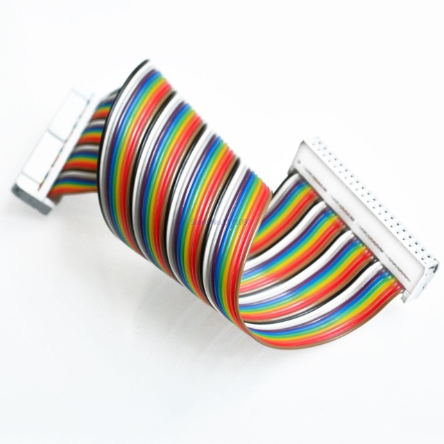 Cable Color Coded 40 pin GPIO Breakout Ribbon Cable