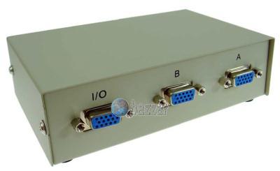 2 In 1 Out VGA/SVGA Manual Sharing Switch Switcher