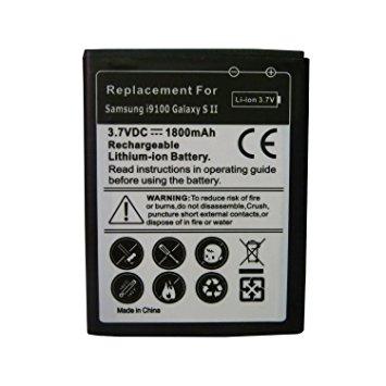 New Replacement Battery for SAMSUNG GALAXY S II S2 I9100 - Click Image to Close