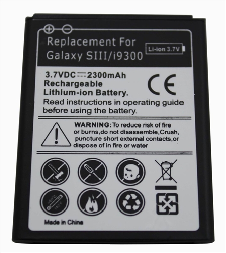 Samsung Replacement Battery for Samsung i9300 S3 S III