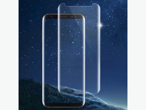 Full Coverage Curved Tempered Glass Screen Protector Samsung S8