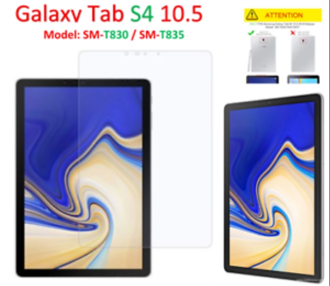 Clear Anti Glare Screen Protector FOR Samsung Galaxy Tab S4 10.5
