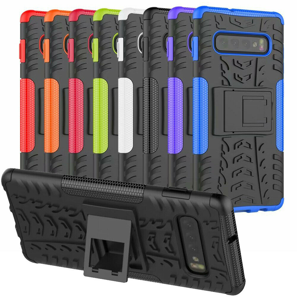 Rugged Hybrid Protect Impact Armor Case For Samsung S10 Plus - Click Image to Close