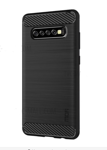 Carbon Fiber Texture Brushed TPU Case Samsung Galaxy S10 Plus