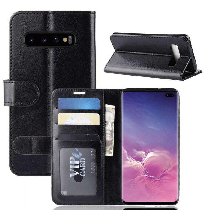 Wallet Flip Stand Leather Case for Samsung S10 Plus S10 +