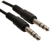 Premium 6.35mm 1/4 inch TRS M to TRS M Gold Plated Cable 10FT